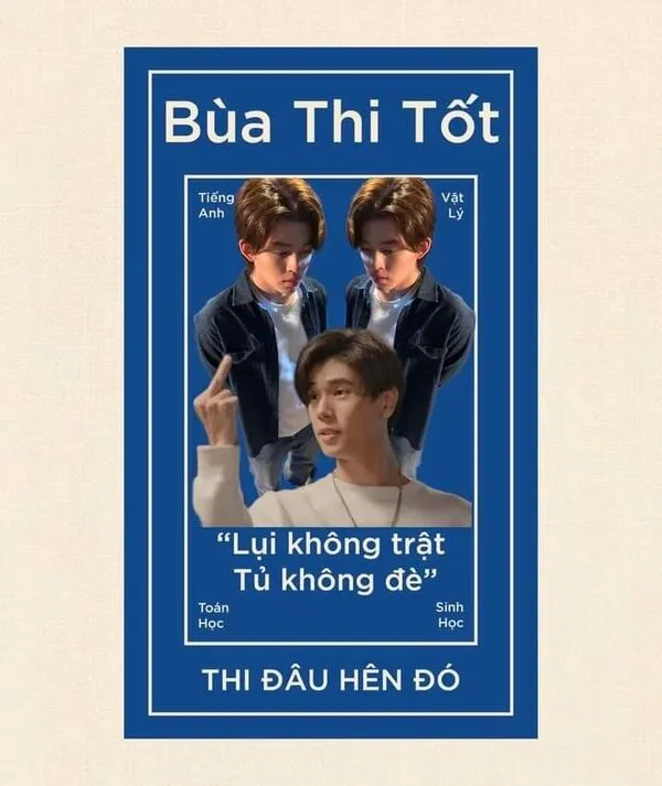 meme học bài bùa thi tốt 