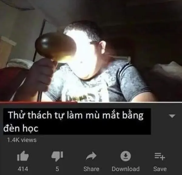 meme mù học bài 