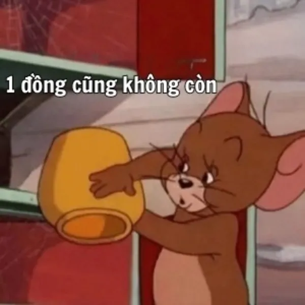 meme nghèo chuột jerry 