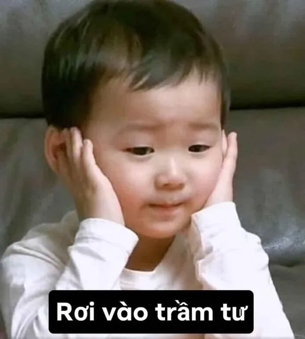 meme thất vọng em bé 