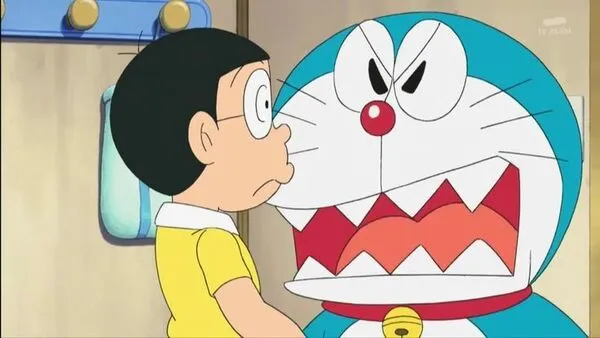 meme tức giận doraemon 