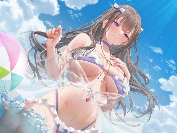 Hình anime bikini duyên dáng
