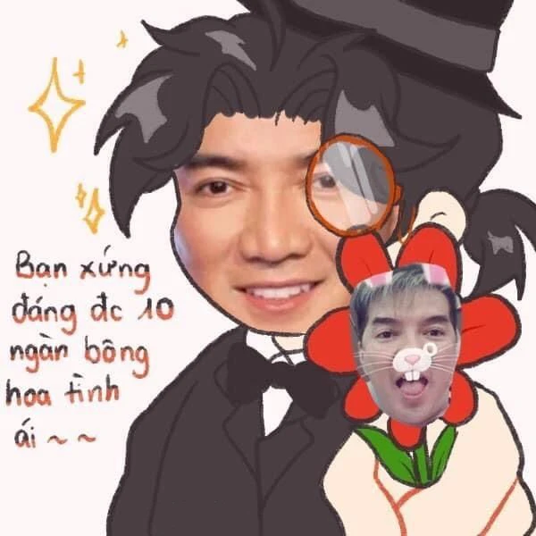 Meme Đàm Vĩnh Hưng với biểu cảm “đi vào lòng đất”