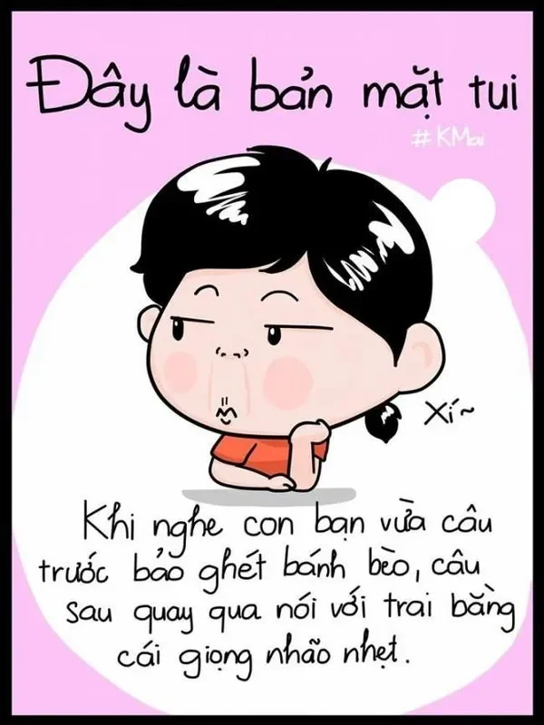 meme khinh bỉ đây là bản mặt tui 