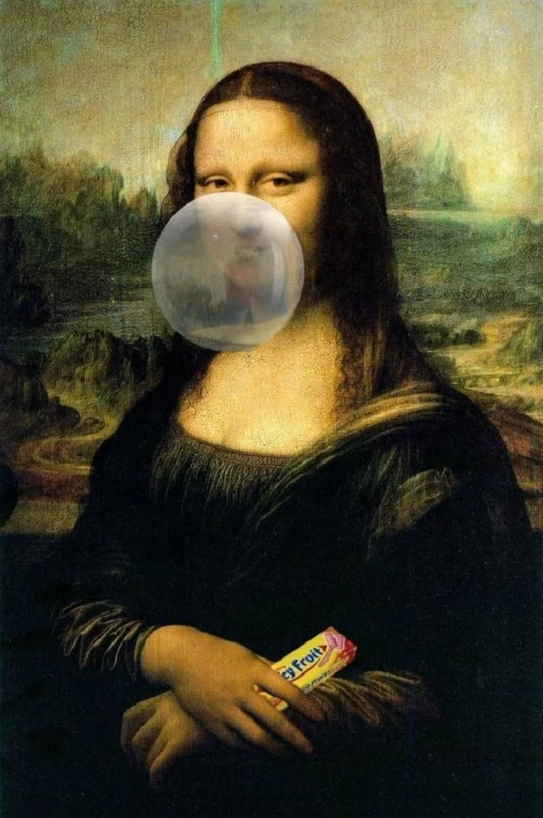 mona lisa meme ăn singum