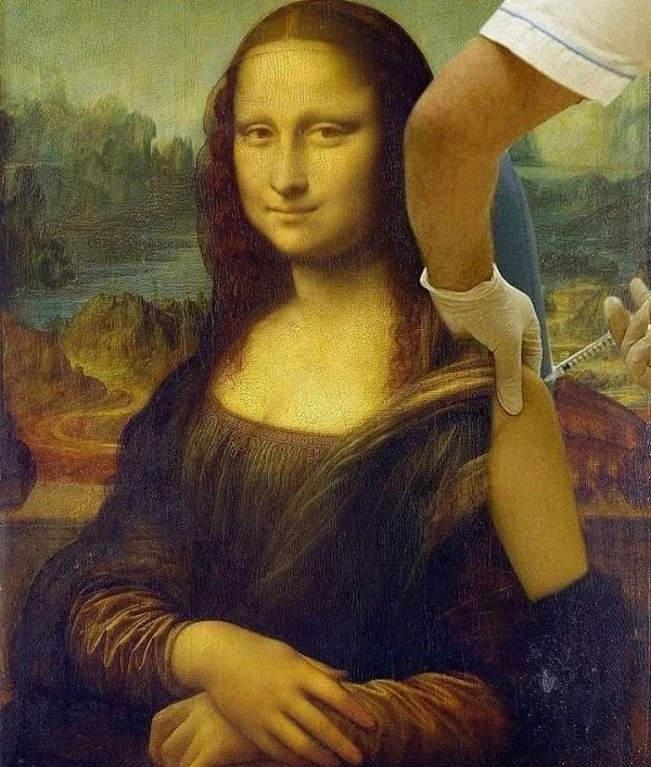 mona lisa tiêm phòng