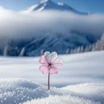 Ảnh nền tuyết rơi nhẹ nhàng