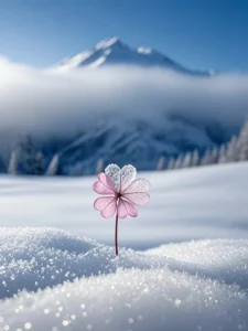 Ảnh nền tuyết rơi nhẹ nhàng