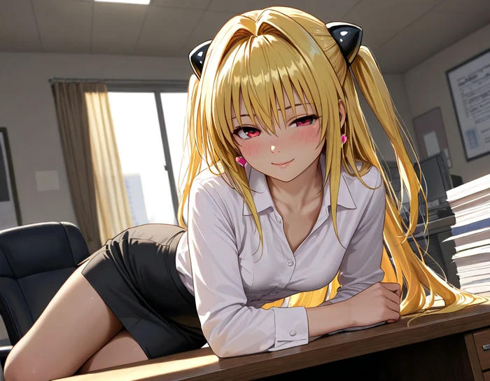 Hình Konjiki no Yami r34 khoe lồn