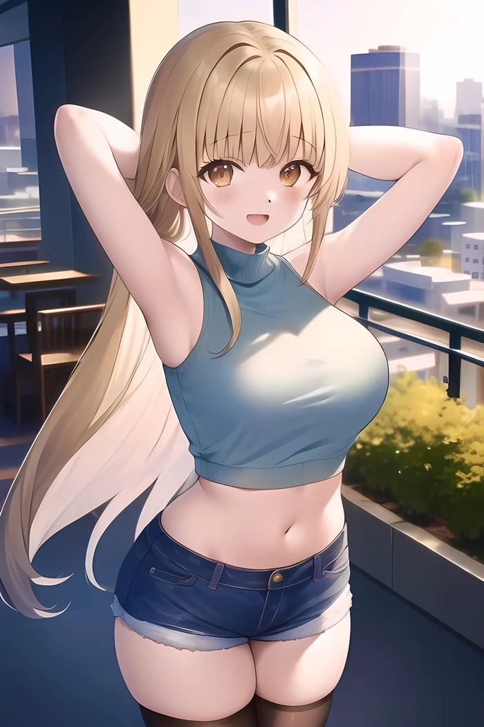 Hình Shiina Mahiru Angel next door anime 18+ cởi đồ sexy