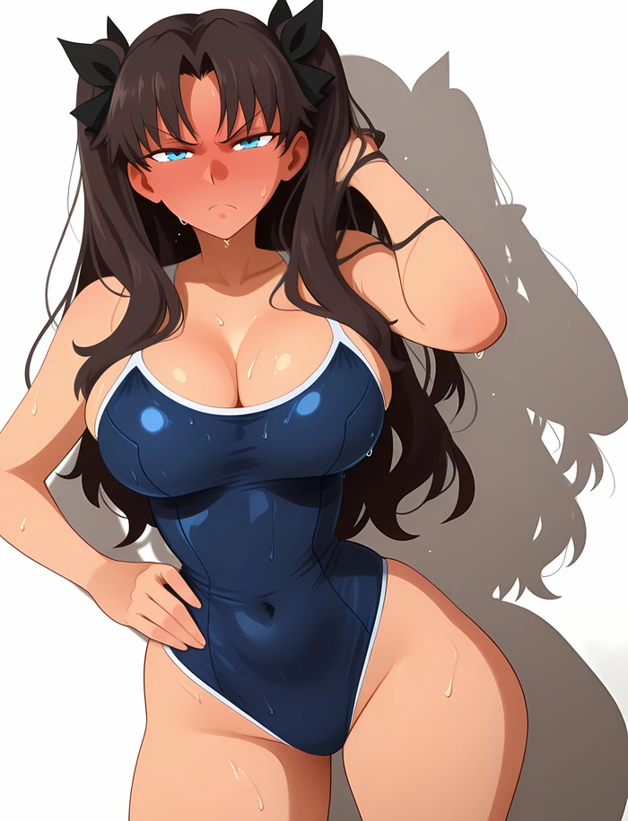 Hình Tohsaka Rin Rule 34 ngực khủng đầy đặn
