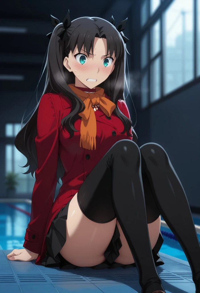 Hình Tohsaka Rin anime khoe đít căng 4K