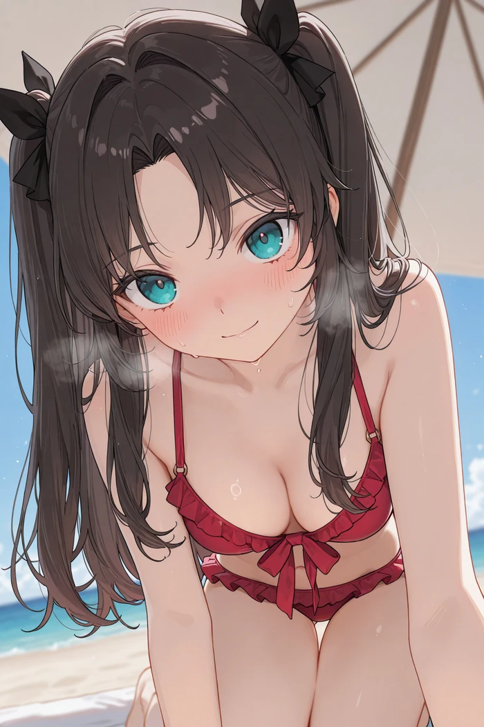Hình ảnh Tohsaka Rin Doujin show hàng gợi tình