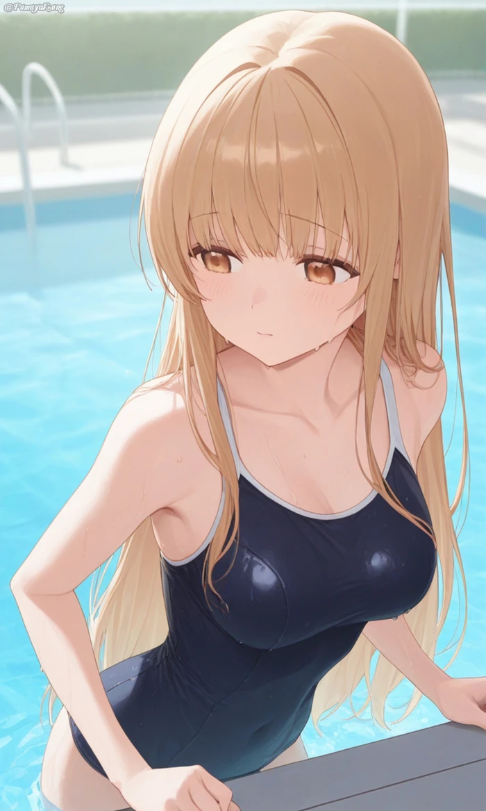 Hình nền Shiina Mahiru hentai body đẹp ba vòng nóng bỏng