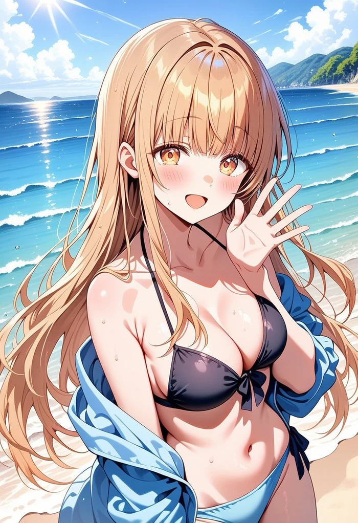 Shiina Mahiru hentai body đẹp nóng bỏng trong nội y sexy