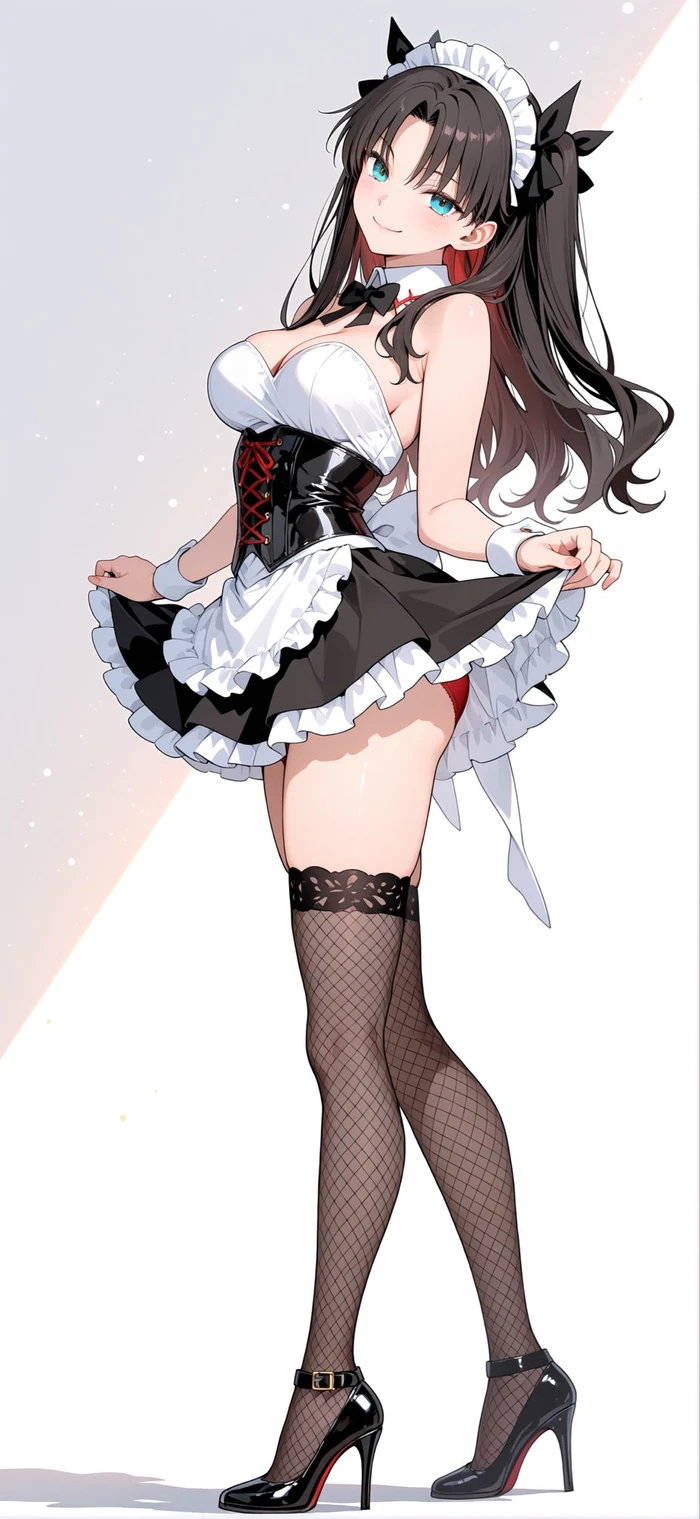 Tohsaka Rin cosplay khỏa thân mông tròn