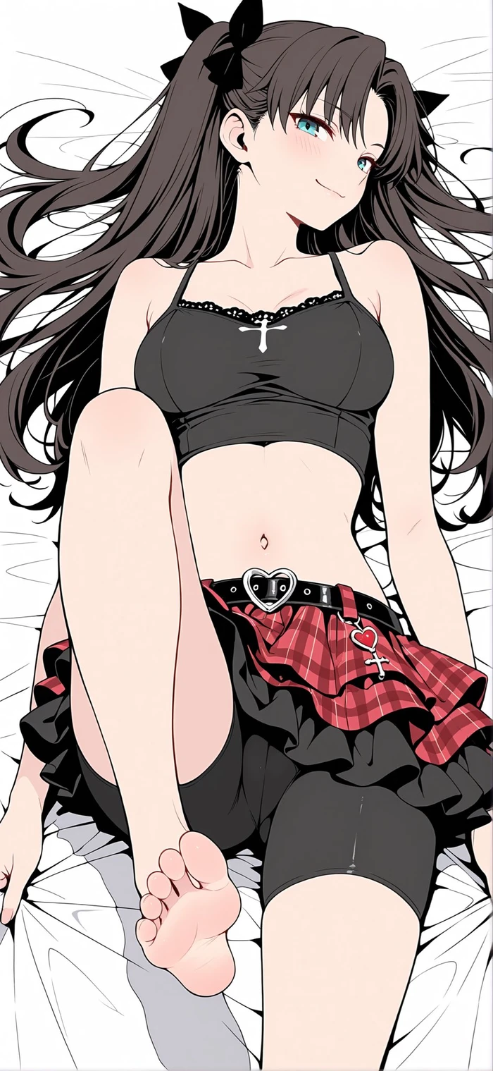 Tohsaka Rin sexy nude vòng một tròn quyến rũ