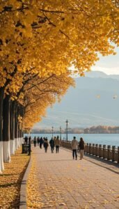 ảnh nền mùa thu lãng mạn