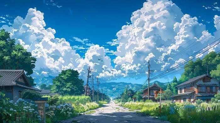 hình nền Nhật Bản ban ngày