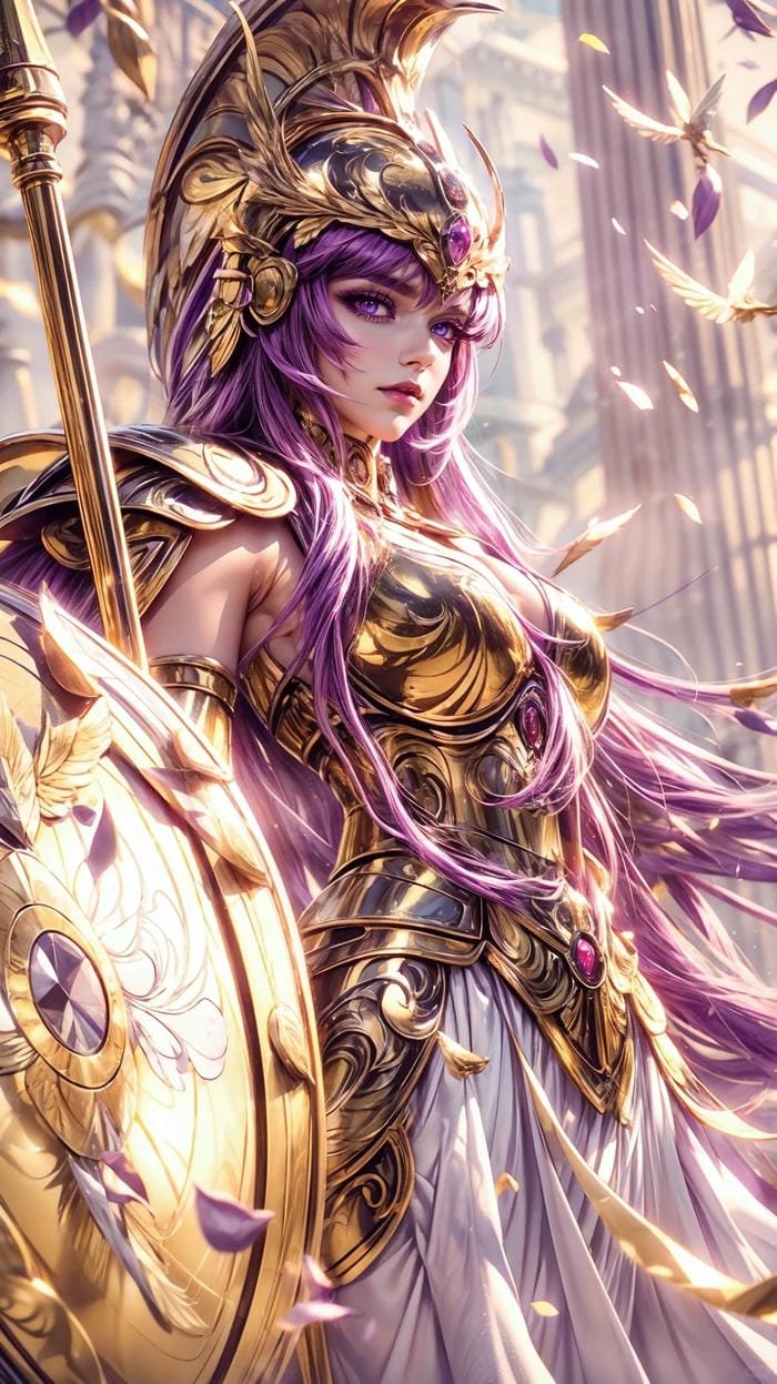 hình nền athena statue