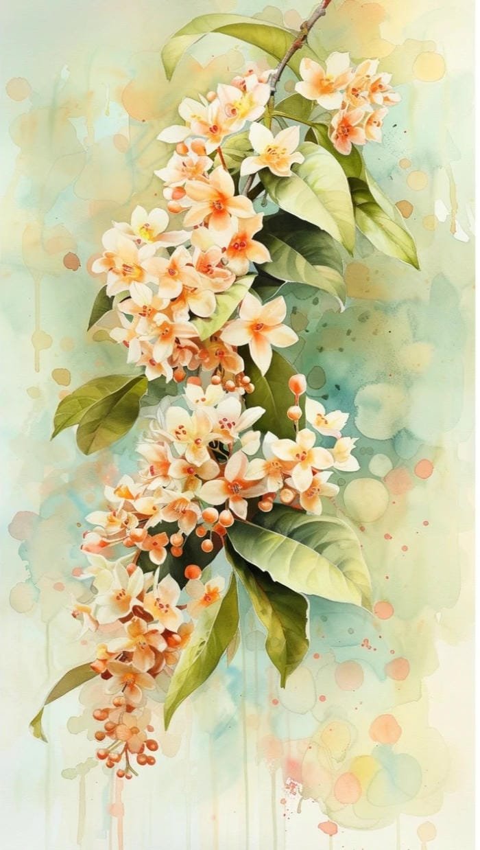 hình nền lá nguyệt quế đẹp