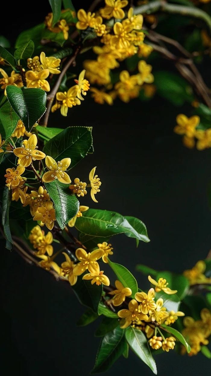 hình nền lá nguyệt quế đơn giản