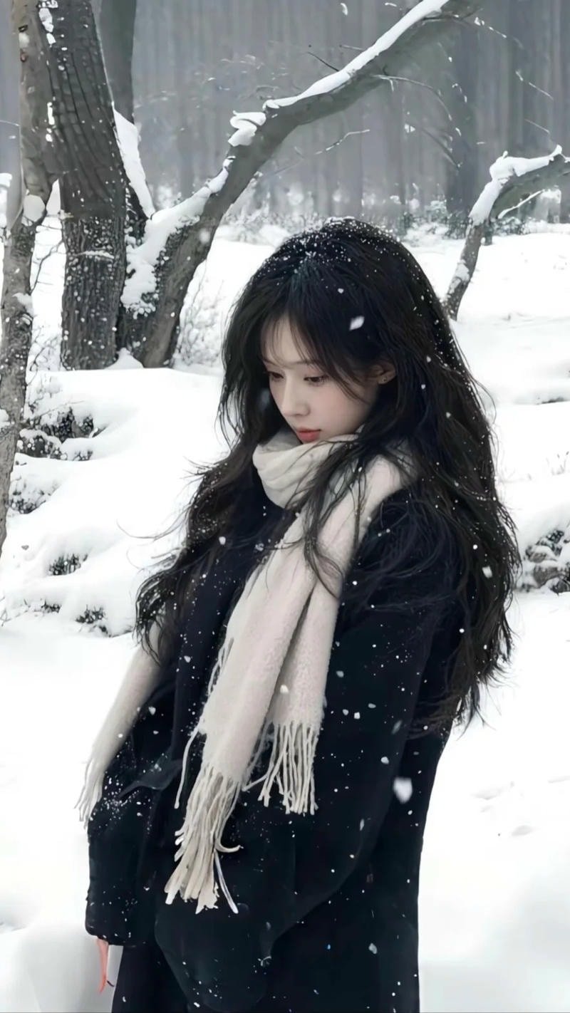 hình nền mùa đông gái xinh
