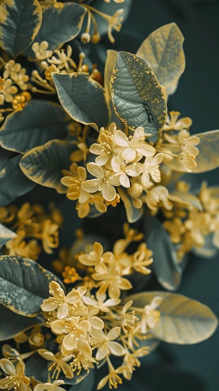 hình nền nguyệt quế hoa lá đẹp