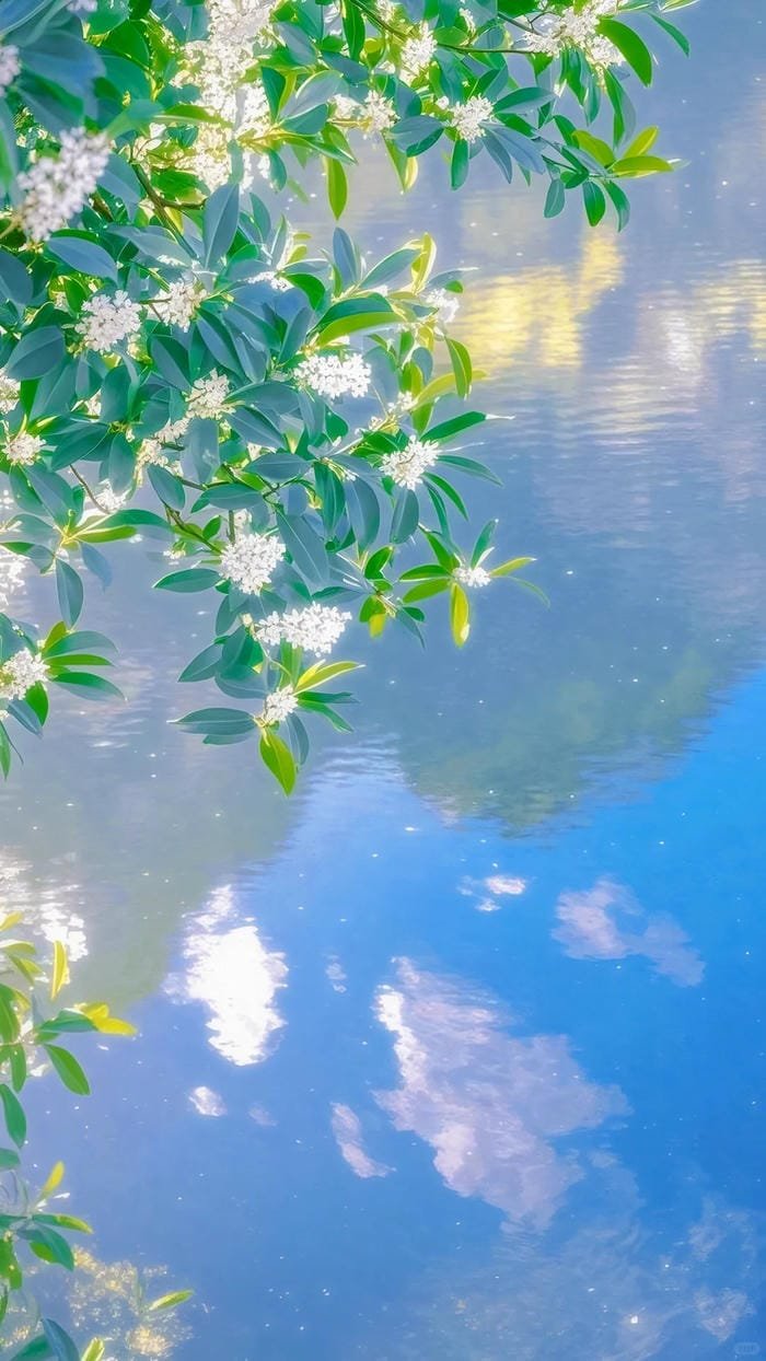 hình nền vòng lá xanh