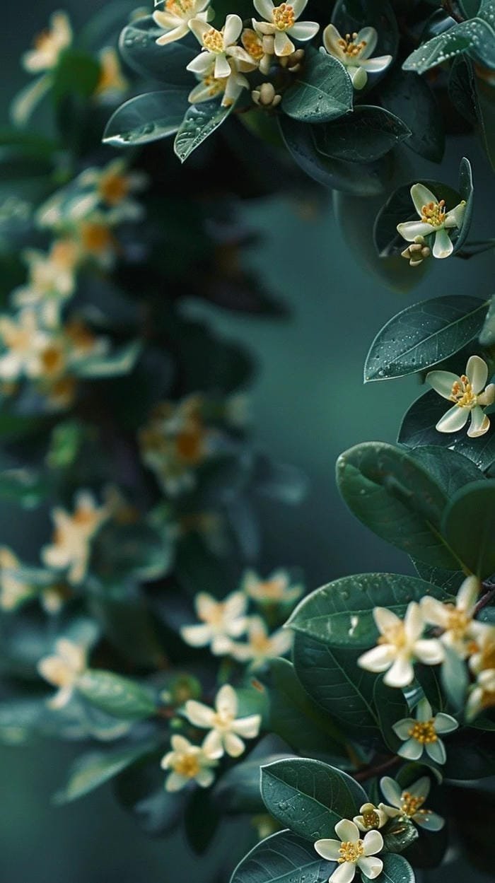 lá nguyệt quế trang trí hình nền