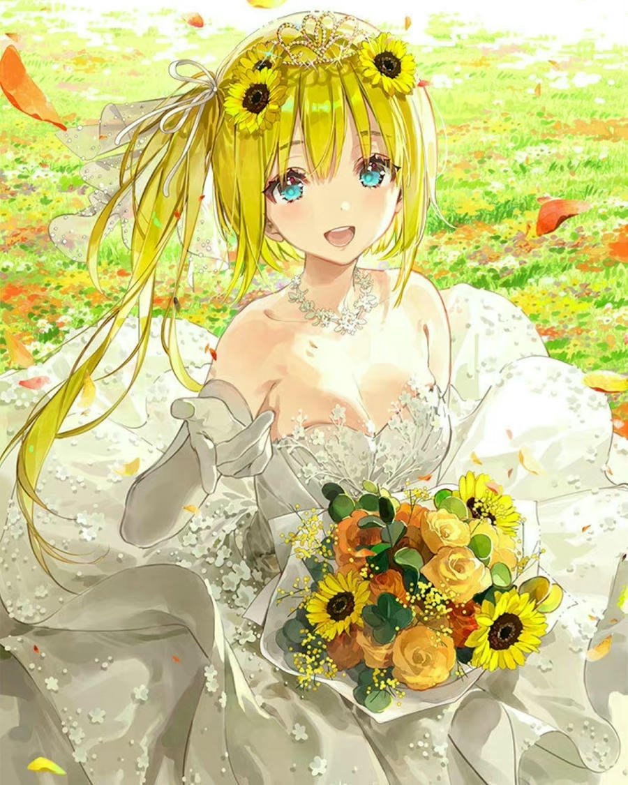 ảnh anime cưới nghệ thuật