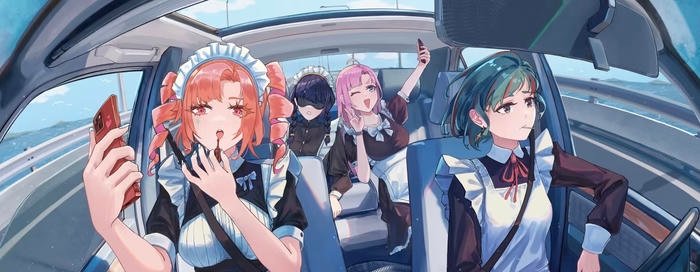 ảnh anime hầu gái quyến rũ