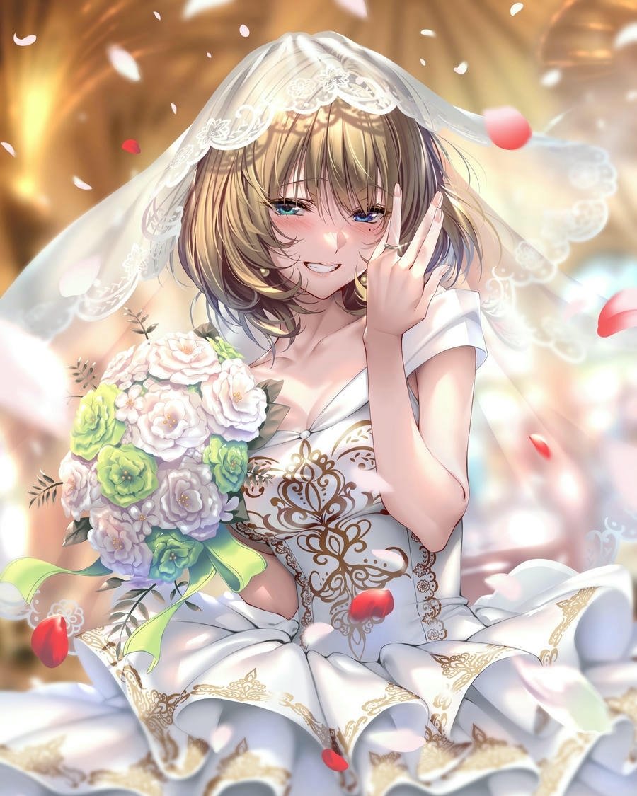 ảnh cưới anime cực lãng mạn