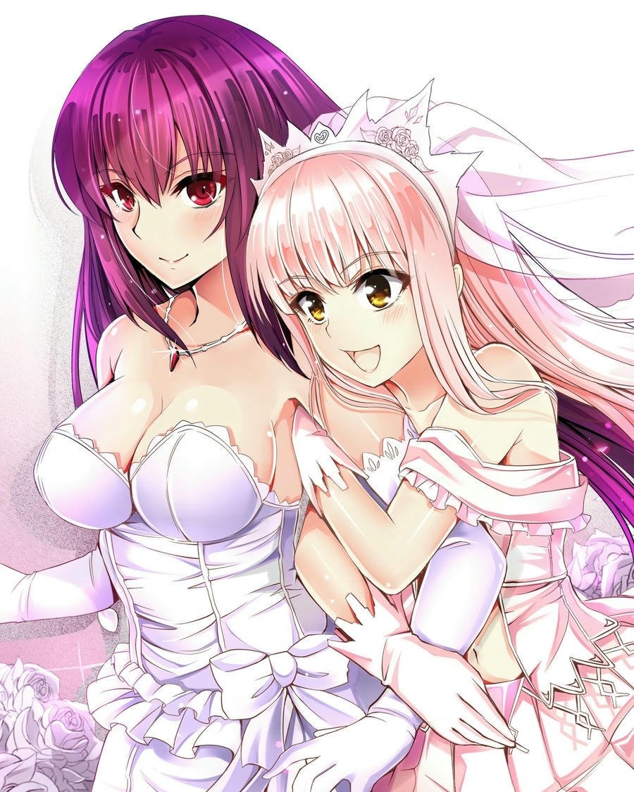 ảnh hoạt hình cưới anime