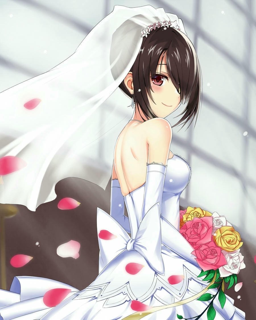 ảnh nền cưới anime