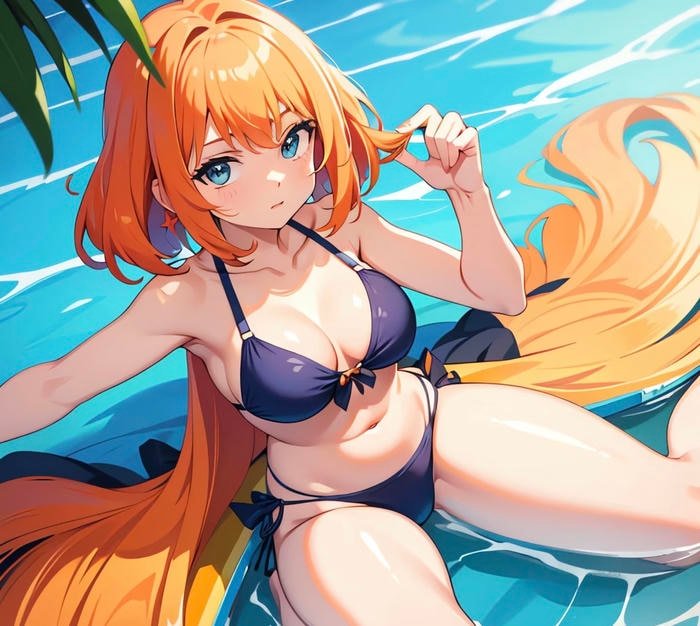 anime mặc đồ tắm quyến rũ