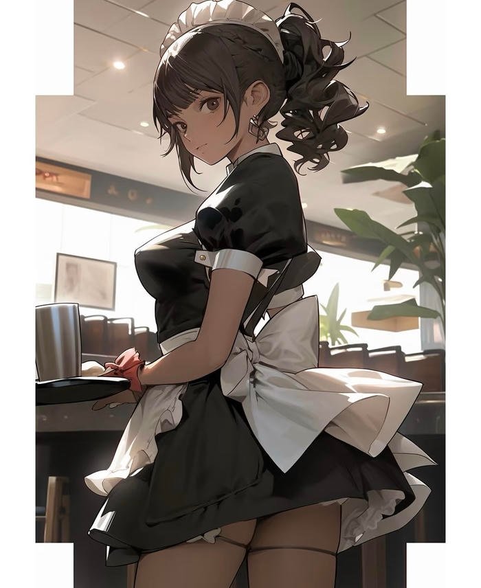 bức ảnh maid anime cute