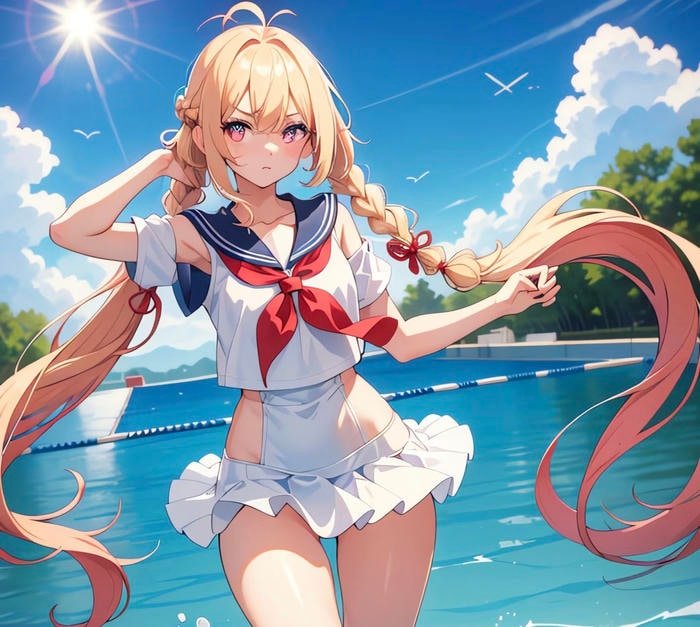 bức tranh bikini anime