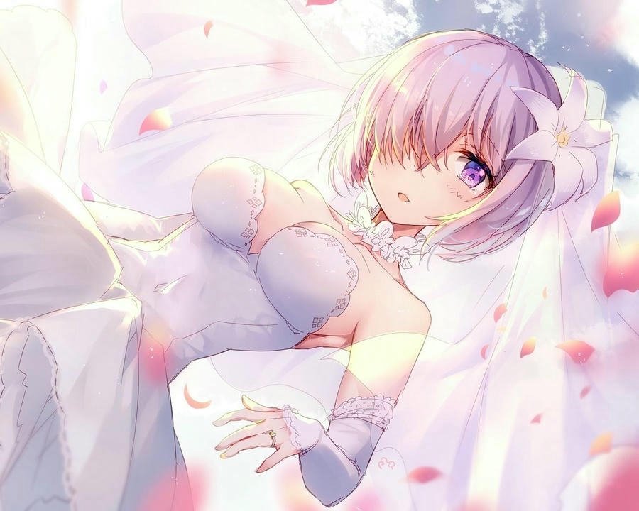 bức tranh cưới anime