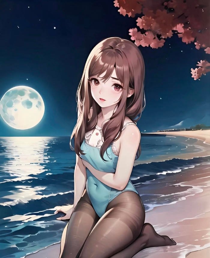 gái anime bikini xinh đẹp