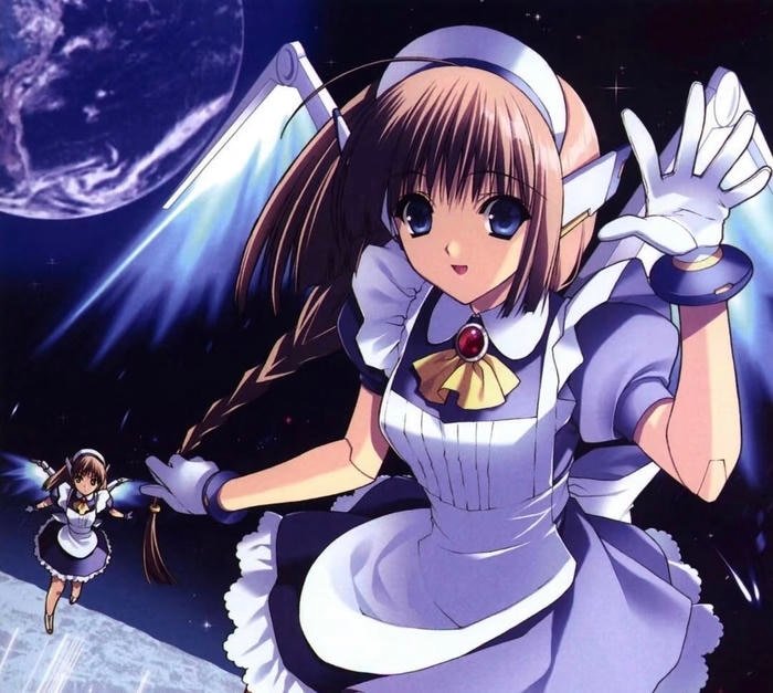 hình anime maid đáng yêu