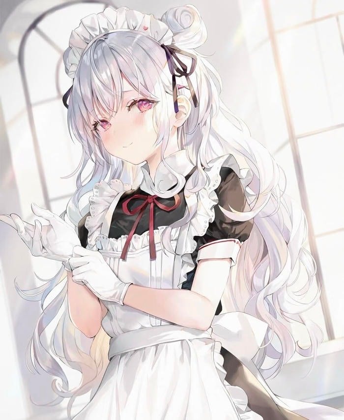 hình maid anime nữ đẹp