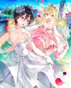 hình nền ảnh cưới anime