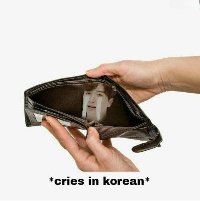 meme ví không còn một xu