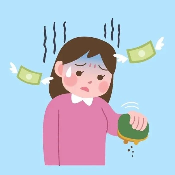 meme ví rỗng buồn cười