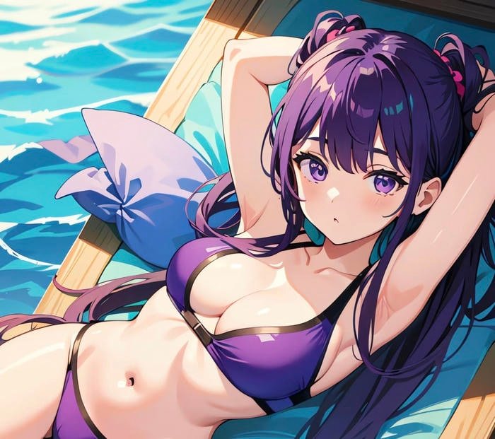 vẻ đẹp anime bikini tinh tế