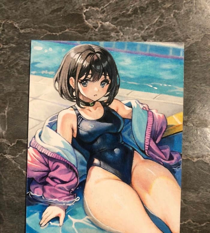 vẻ sexy gái anime bikini