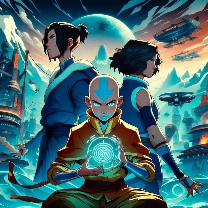Ảnh phim Airbender The Last Avatar nổi