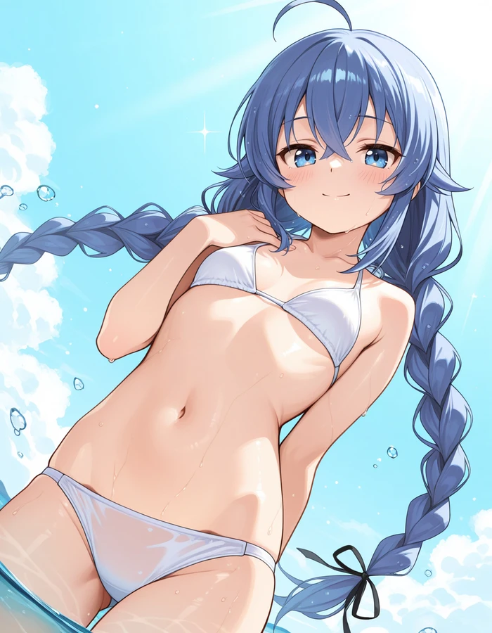 Anime girl vú tròn đầy đặn quyến rũ