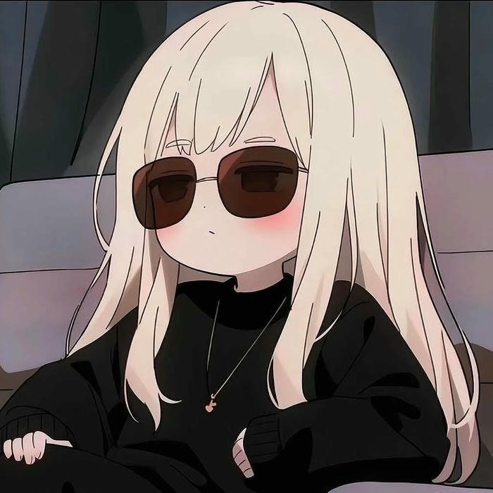 Avatar đôi anime dễ thương phong cách